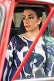 3 Pc Unstitched Embroidered Lawn Suit | MB-CUS25-905B - MARIA.B