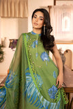 3 Pc Unstitched Embroidered Lawn Suit | MB-CUS25-906A - MARIA.B