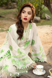 3 Pc Unstitched Embroidered Lawn Suit | MB-CUS25-906B - MARIA.B