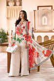 3 Pc Unstitched Embroidered Lawn Suit | MB-CUS25-907B - MARIA.B