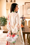 3 Pc Unstitched Embroidered Lawn Suit | MB-CUS25-907B - MARIA.B