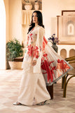 3 Pc Unstitched Embroidered Lawn Suit | MB-CUS25-907B - MARIA.B
