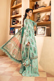 3 Pc Unstitched Embroidered Lawn Suit | MB-CUS25-908B - MARIA.B