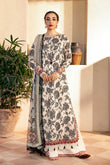 3 Pc Unstitched Embroidered Slub Lawn Suit | MB-CUS25-909A - MARIA.B