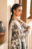 3 Pc Unstitched Embroidered Slub Lawn Suit | MB-CUS25-909A - MARIA.B