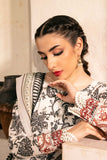 3 Pc Unstitched Embroidered Slub Lawn Suit | MB-CUS25-909A - MARIA.B