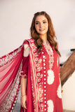 3 Pc Unstitched Embroidered Slub Lawn Suit | MB-CUS25-911A - MARIA.B