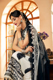 3 Pc Unstitched Embroidered Slub Lawn Suit | MB-CUS25-911B - MARIA.B