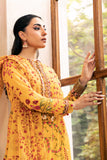 3 Pc Unstitched Embroidered Slub Lawn Suit | MB-CUS25-912A - MARIA.B