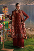 M Basics by Maria B Unstitched Printed Khaddar 3 Piece Suit MB26UMK MB-CUSV15 3B - Winter Collection