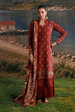 M Basics by Maria B Unstitched Printed Khaddar 3 Piece Suit MB26UMK MB-CUSV15 3B - Winter Collection