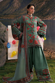 M Basics by Maria B Unstitched Embroidered Khaddar 3 Piece Suit MB26UMK MB-CUSV15 6A - Winter Collection