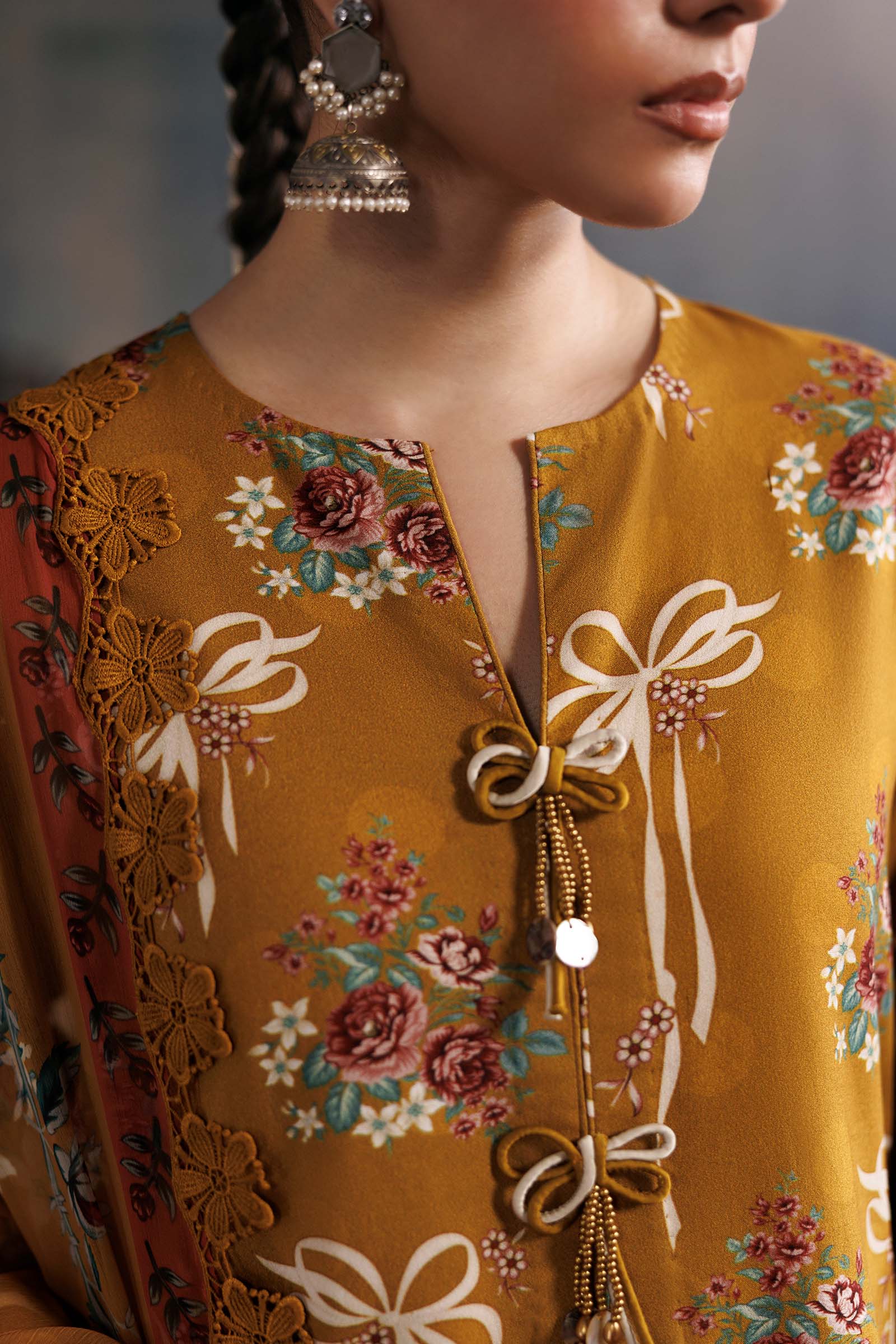 M Basics by Maria B Unstitched Printed Linen 3 Piece Suit MB26UMK MB-CUSV15 8A - Winter Collection
