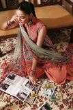 M Basics by Maria B Unstitched Printed Linen 3 Piece Suit MB26UMK MB-CUSV15 10B - Winter Collection