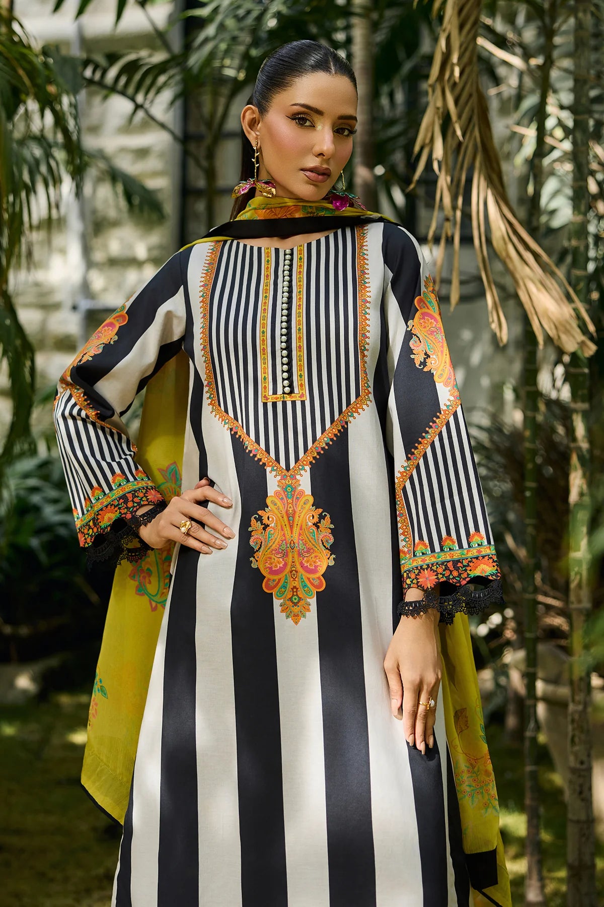 Charizma 3-PC Unstitched Printed Lawn C-Print Vol 2 - CP6-14