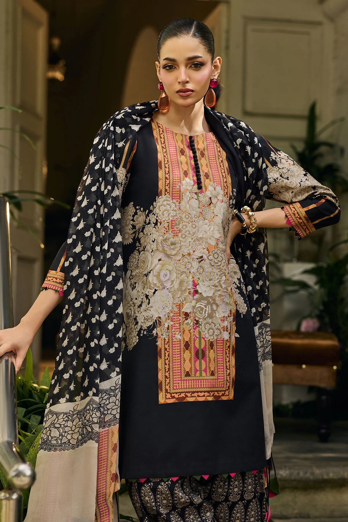 Charizma 3-PC Unstitched Printed Lawn C-Print Vol 2 - CP6-10