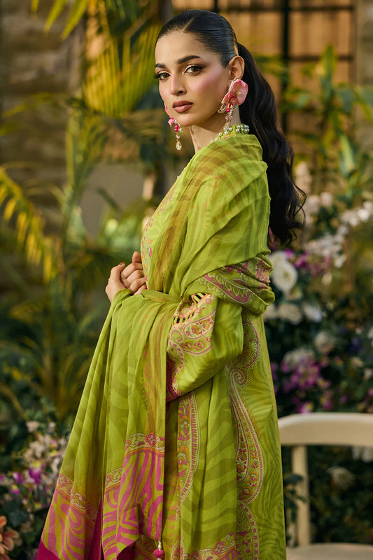 Charizma 3-PC Unstitched Printed Lawn C-Print Vol 2 - CP6-11