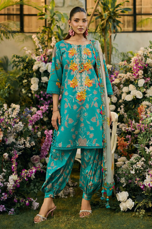 Charizma 3-PC Unstitched Printed Lawn C-Print Vol 2 - CP6-12