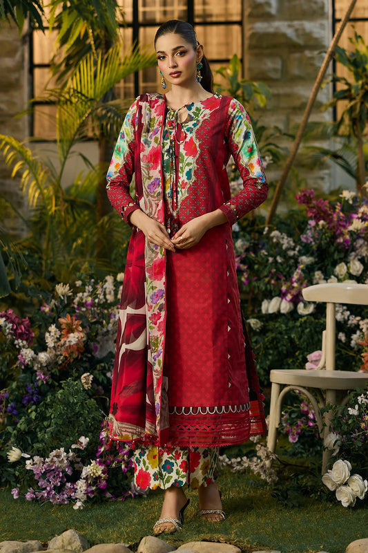 Charizma 3-PC Unstitched Printed Lawn C-Print Vol 2 - CP6-13