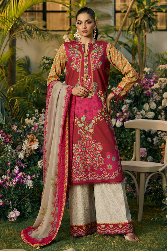 Charizma 3-PC Unstitched Printed Lawn C-Print Vol 2 - CP6-16