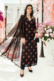 3 Piece Unstitched Embroidered Lawn Suit | MPT-2601-B - MARIA.B