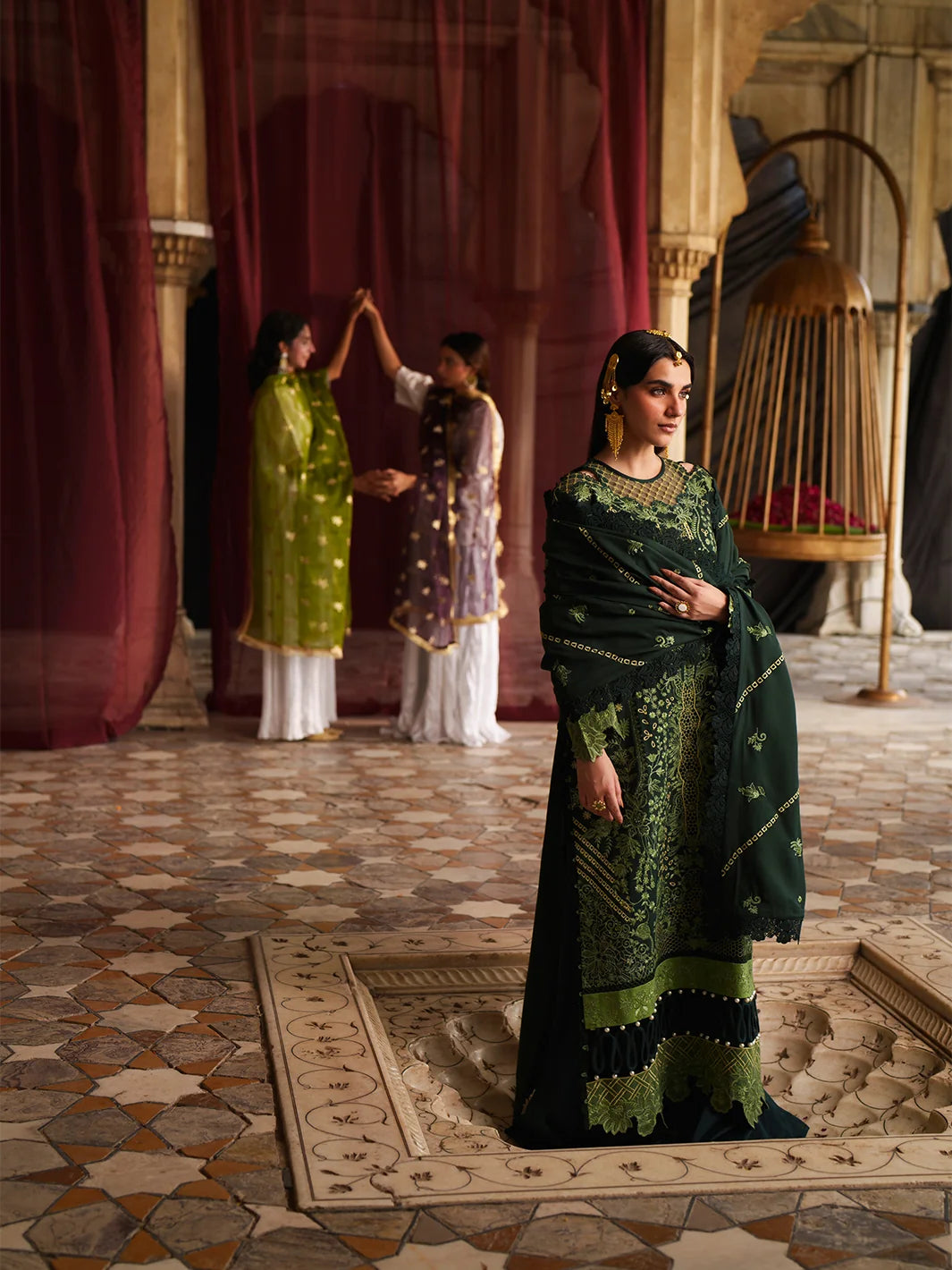 Mastani By Mahnur Luxury 3 PC KARANDI | MS-02