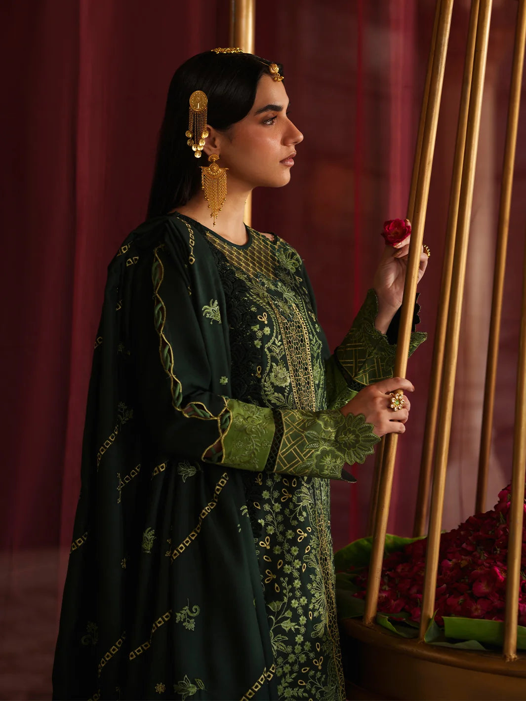 Mastani By Mahnur Luxury 3 PC KARANDI | MS-02