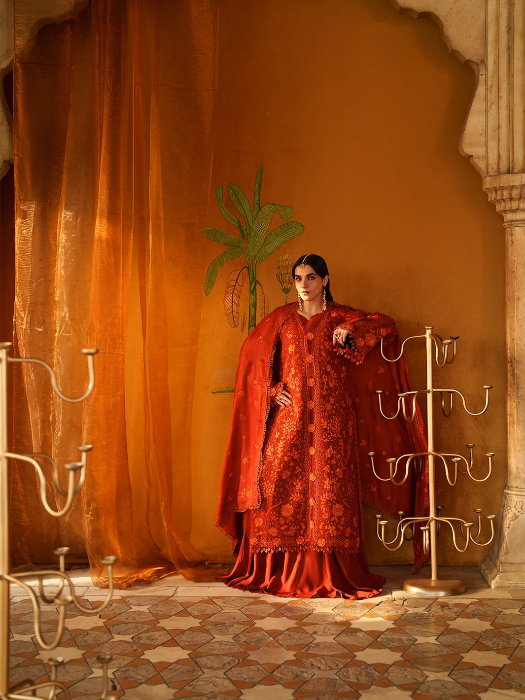 Mastani By Mahnur Luxury 3 PC KARANDI | MS-03