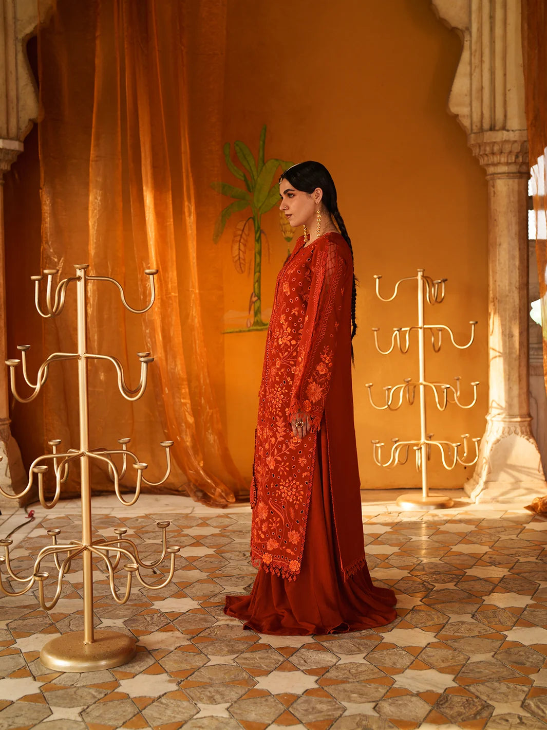 Mastani By Mahnur Luxury 3 PC KARANDI | MS-03