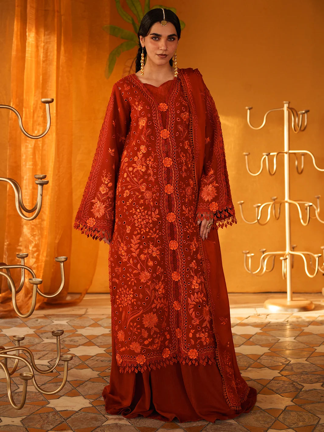 Mastani By Mahnur Luxury 3 PC KARANDI | MS-03