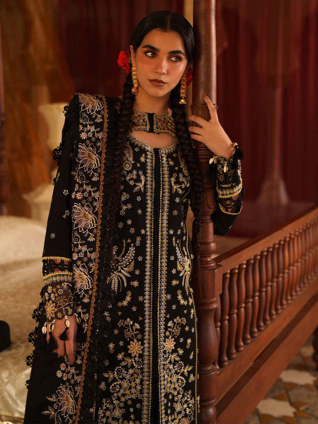 Mastani By Mahnur Luxury 3 PC KARANDI | MS-04