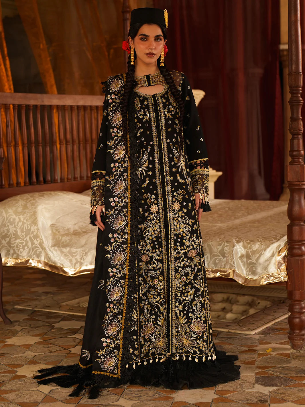 Mastani By Mahnur Luxury 3 PC KARANDI | MS-04