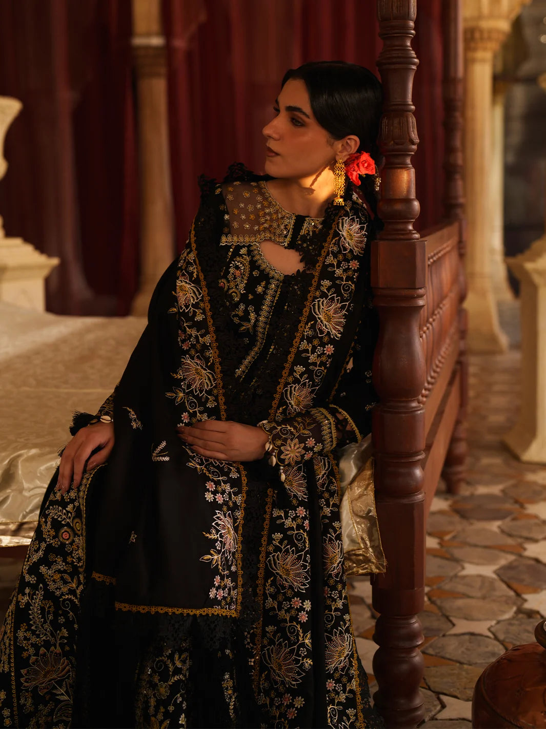 Mastani By Mahnur Luxury 3 PC KARANDI | MS-04