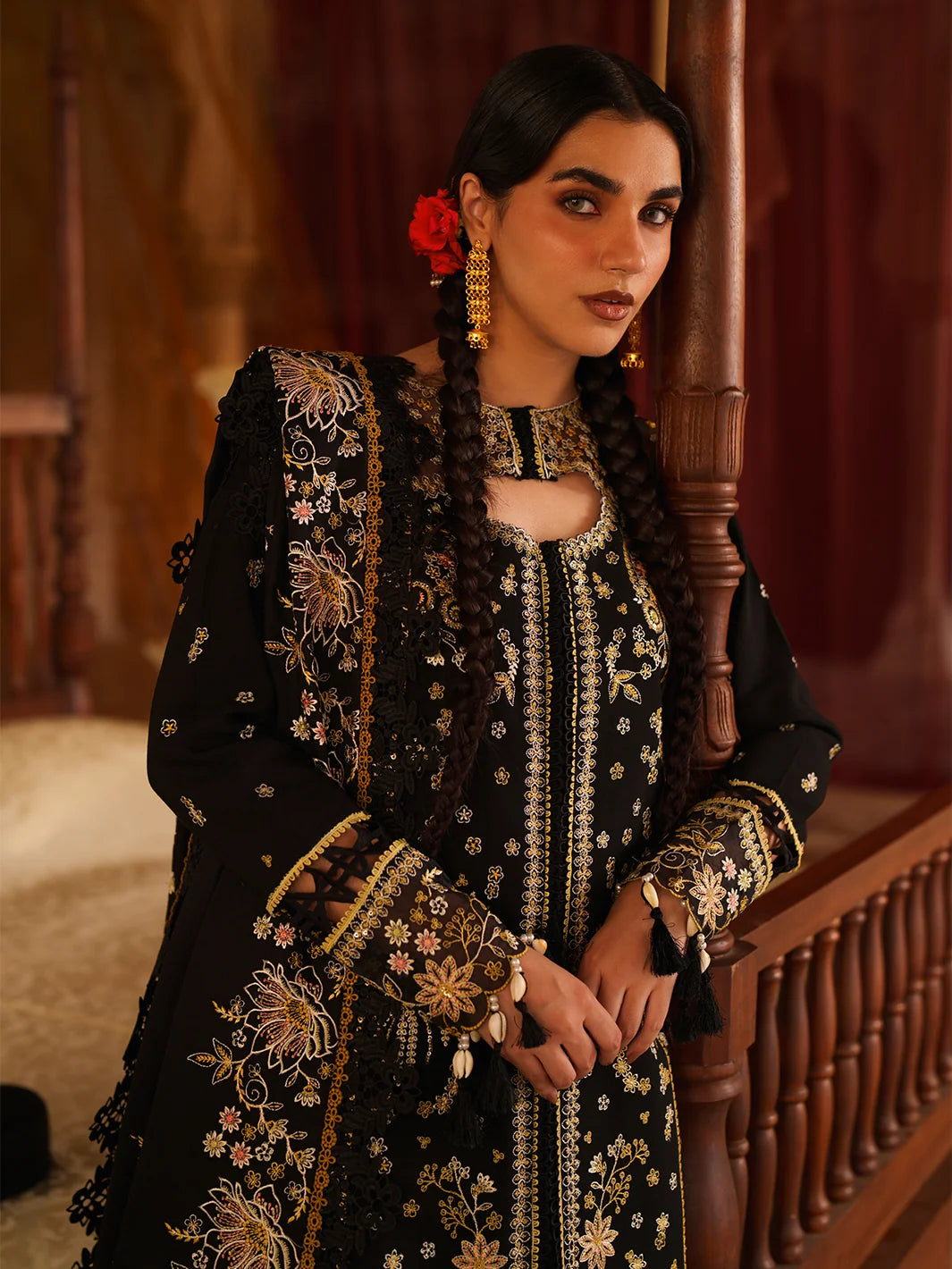 Mastani By Mahnur Luxury 3 PC KARANDI | MS-04