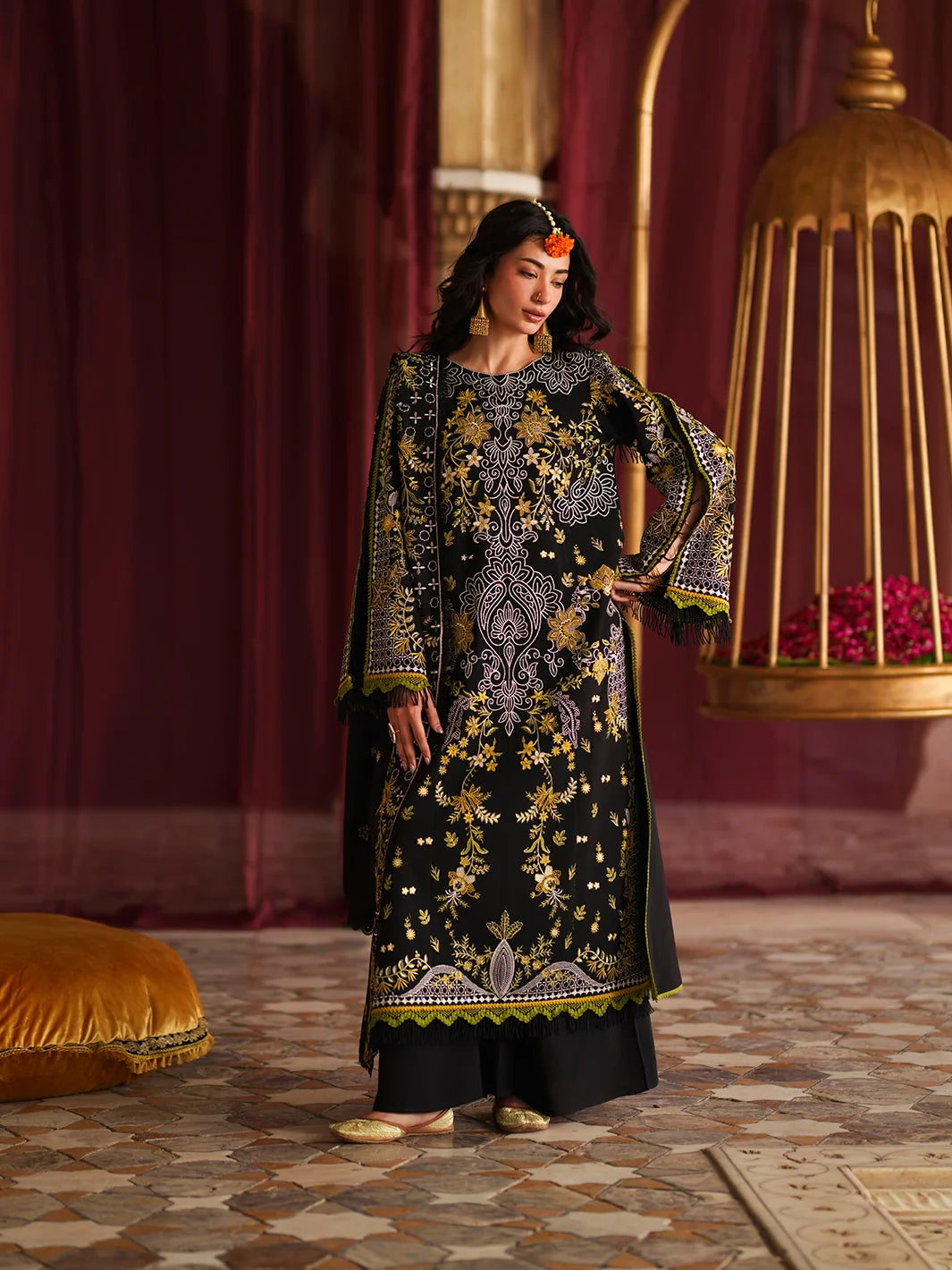 Mastani By Mahnur Luxury 3 PC KARANDI | MS-05