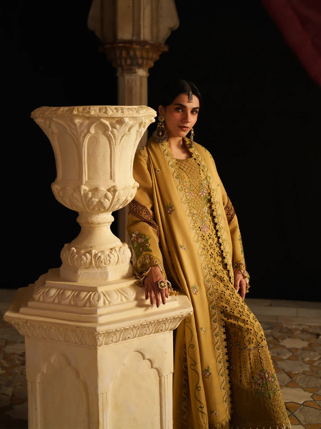 Mastani By Mahnur Luxury 3 PC KARANDI | MS-09