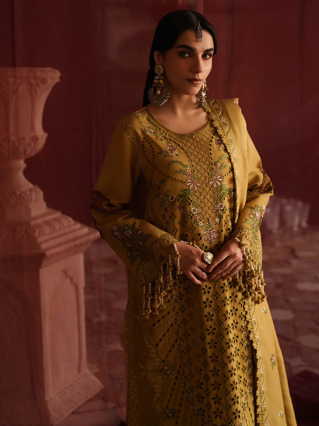 Mastani By Mahnur Luxury 3 PC KARANDI | MS-09