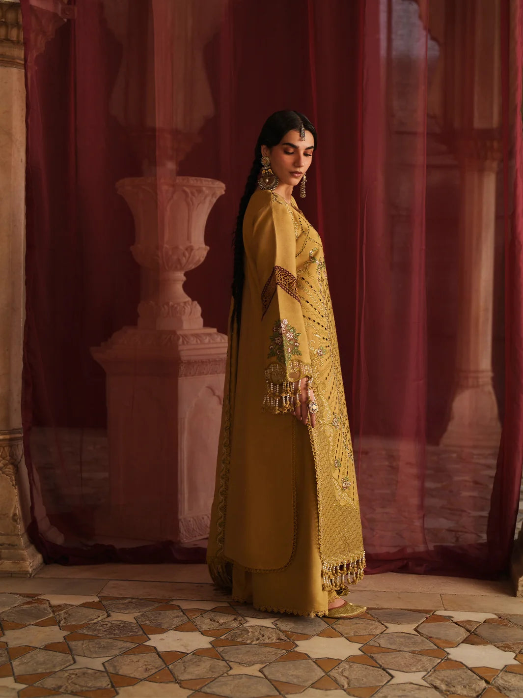 Mastani By Mahnur Luxury 3 PC KARANDI | MS-09