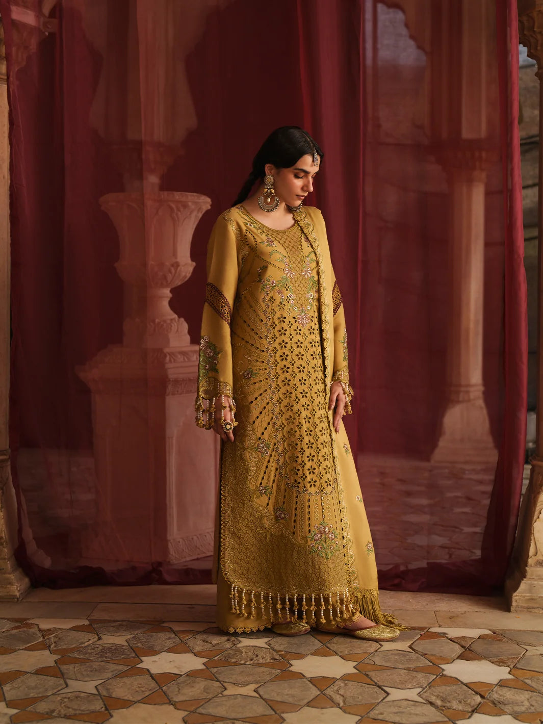 Mastani By Mahnur Luxury 3 PC KARANDI | MS-09