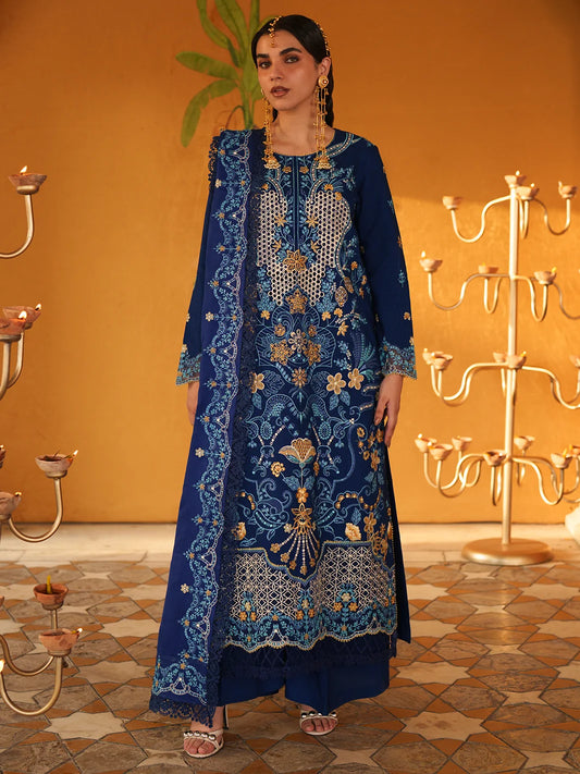 Mastani By Mahnur Luxury 3 PC KARANDI | MS-10