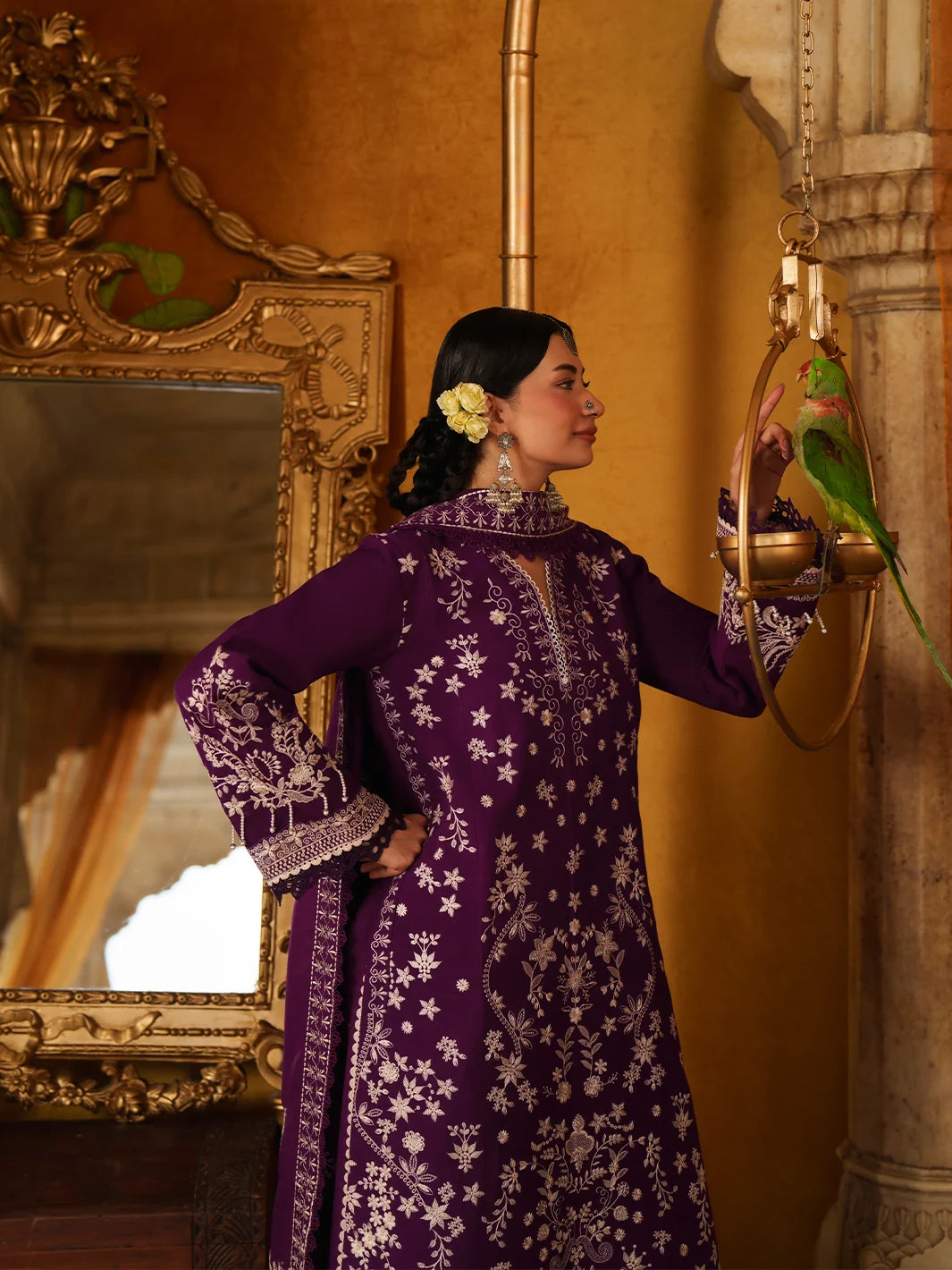 Mastani By Mahnur Luxury 3 PC KARANDI | MS-11