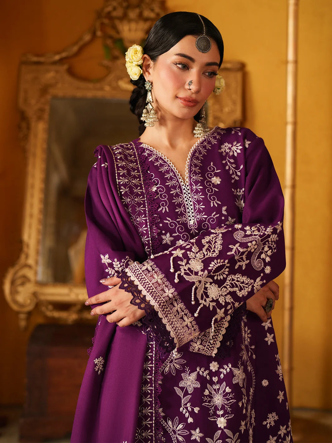 Mastani By Mahnur Luxury 3 PC KARANDI | MS-11