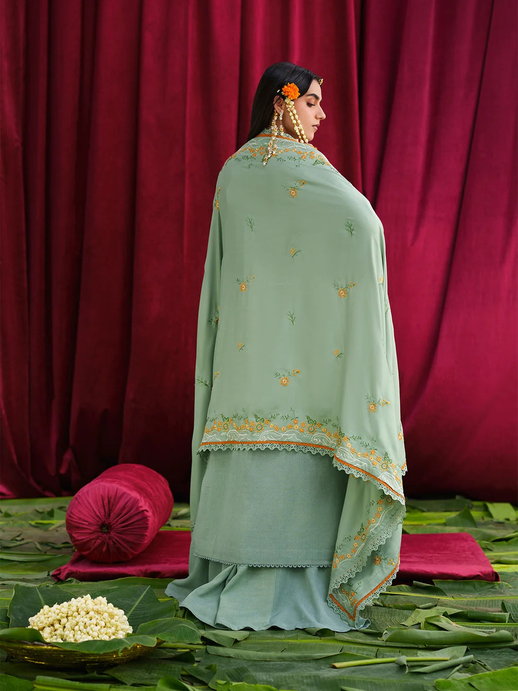 Mastani By Mahnur Luxury 3 PC KARANDI | MS-12