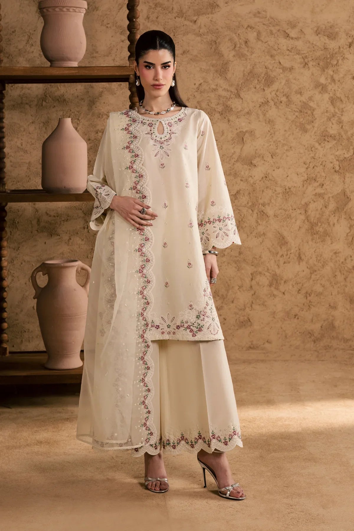 LUXURY PRET READY TO WEAR (3PC) - GULPOSH BY MISBAH
