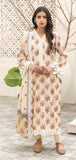 Mashaál by Riaz Arts – D/10 | Embroidered Lawn Shirt with Embroidered Lawn Voile Dupatta
