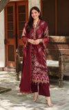 Asifa & Nabeel Mira LWC25-05 | 3-Piece Luxurious Embroidered Unstitched Pashmina Wool Suit