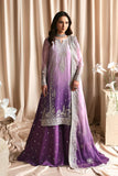 Zarif Siraya Printed Formal Unstitched 3Pc Chiffon Suit - NIGAH