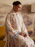 MAHNUR NK-01 | Embroidered Khaddar 3-Piece Unstitched Winter Suit with Premium Printed Wool Shawl