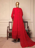 OMSC-FR-015 R55 | Bin Saeed - 3 Piece Luxury Embroidered Frock Style Stiched