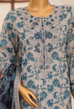 Identic by HZ Textiles Embroidered Lawn Unstitched 3 Piece Suit PDW-3329-A